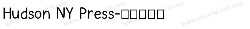 Hudson NY Press字体转换